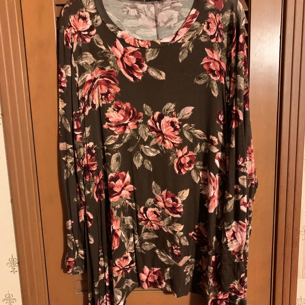 Jodifl long sleeve floral tunic